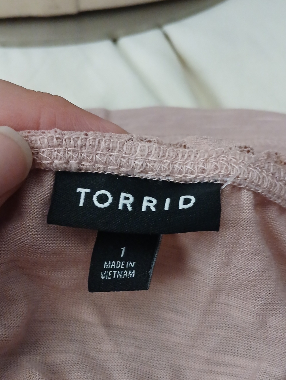 Torrid Poly Rayon Slub Tiered Lace Cami - Picture 4 of 4